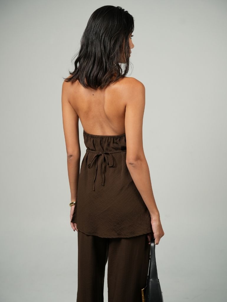 Willa Cowl Top/Espresso