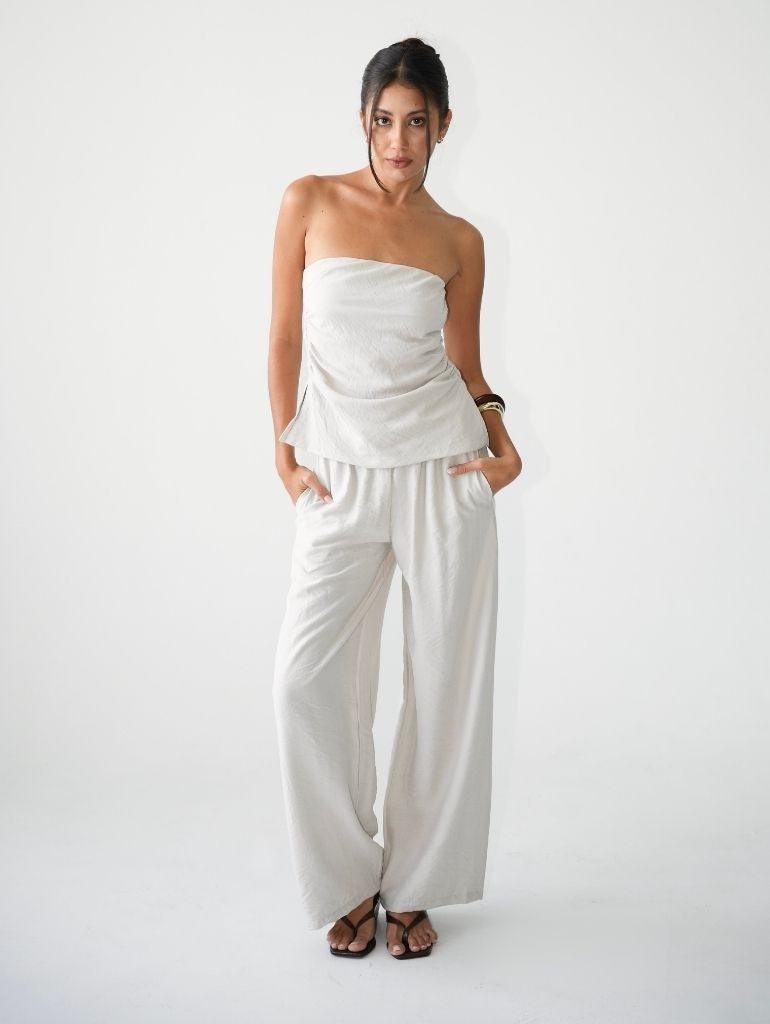 Selene Tube Top/Ecru