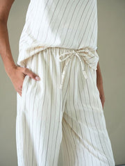 Soho Relaxed Pants/Cupro Stripes