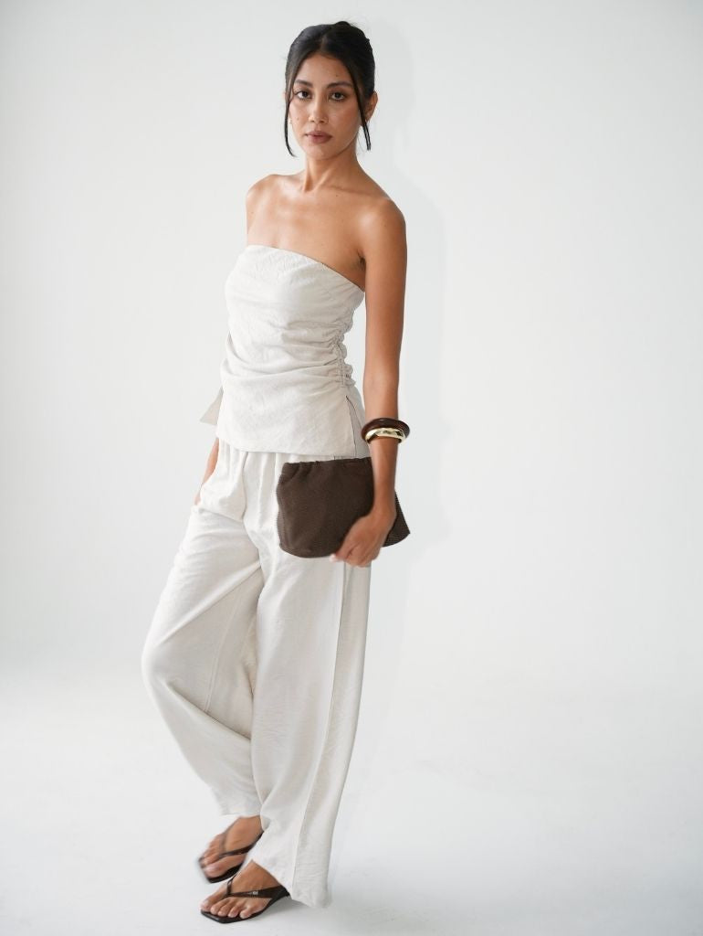 Soho Relaxed Pants/Ecru