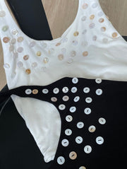 Havana Halter Tank/Off-White