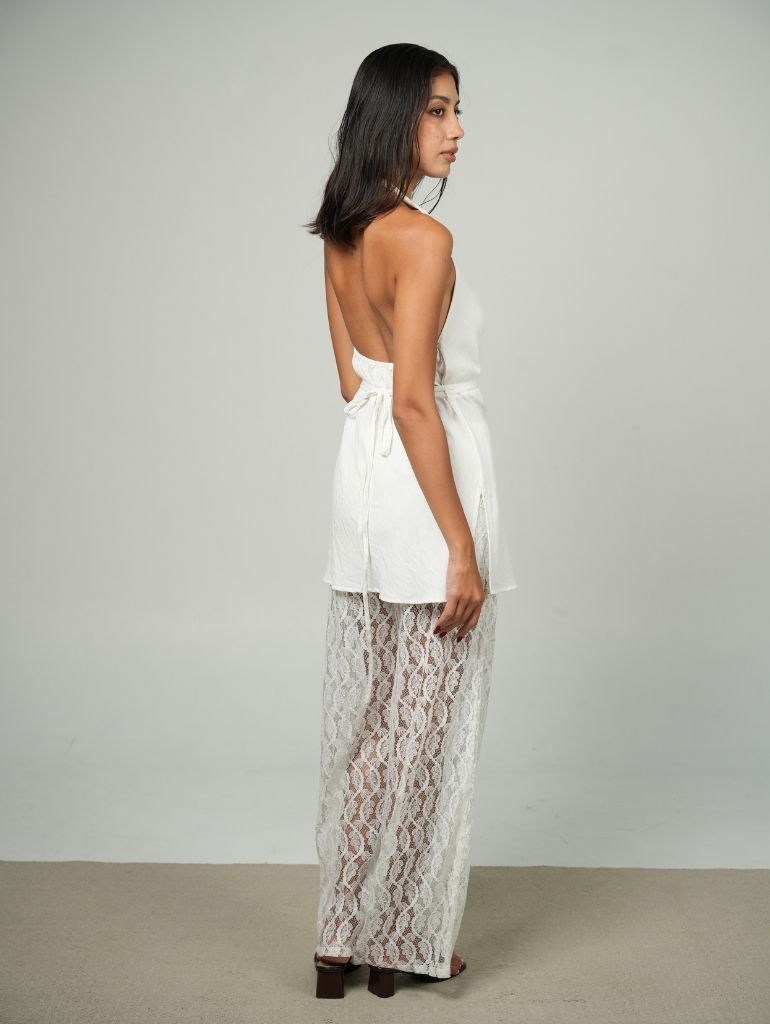 Willa Cowl Top/White
