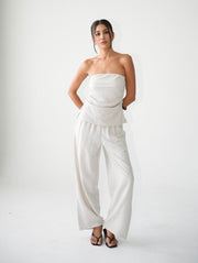 Soho Relaxed Pants/Ecru