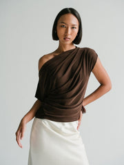 Olivia Top in Espresso