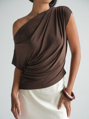 Olivia Top in Espresso