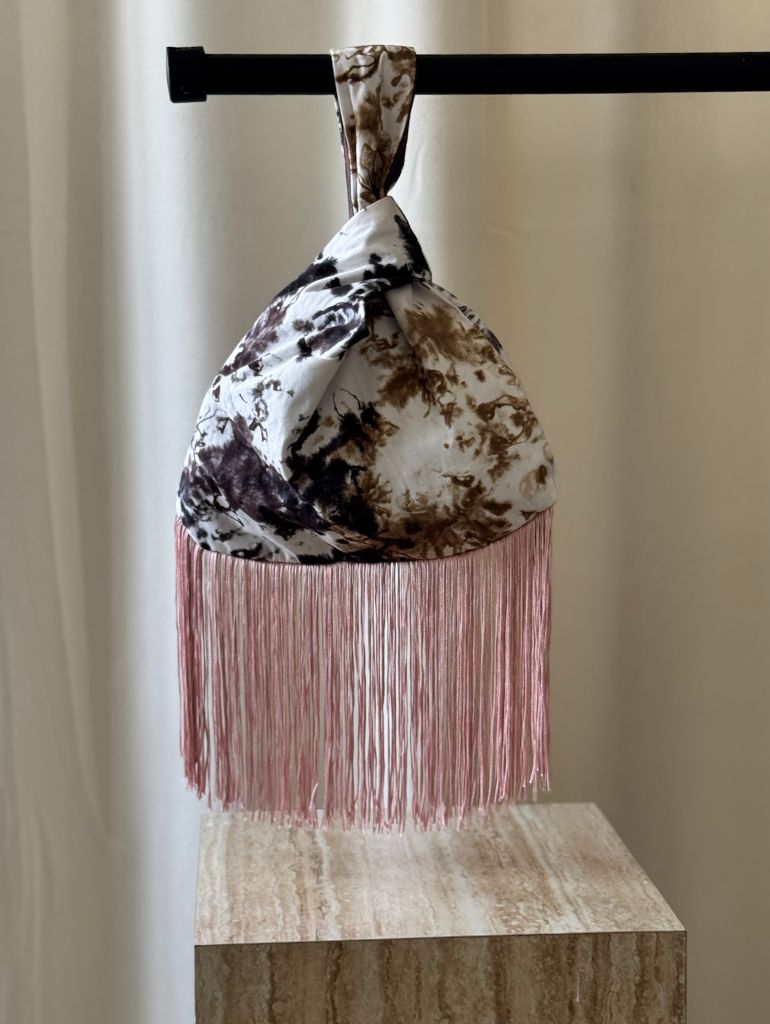 Luella Knot Bag/Cow Hide Pink