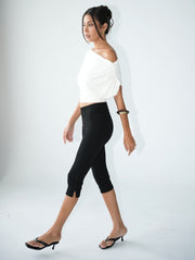 Aiko Rib Capri Pants