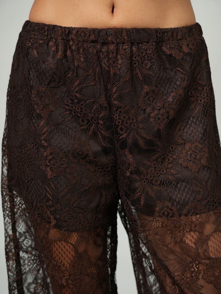 Soho Lace Pants/Espresso