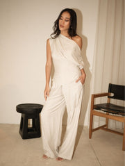 Soho Relaxed Pants Ecru