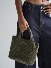 Billie Medium Tote Bag in Olive