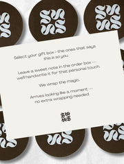 The Gift Box: All thing Espresso Gift Wrap