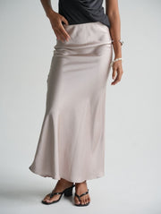 Irina Satin Skirt