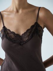 Inez Lace Dress/Espresso