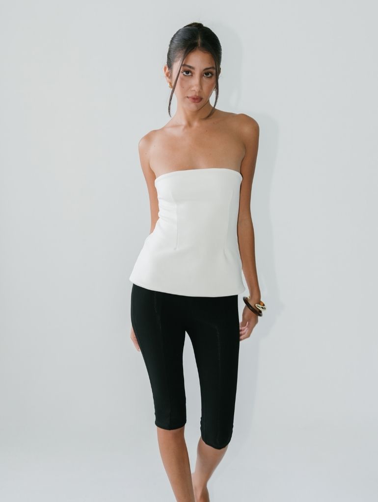 Jersey Tube Top/White