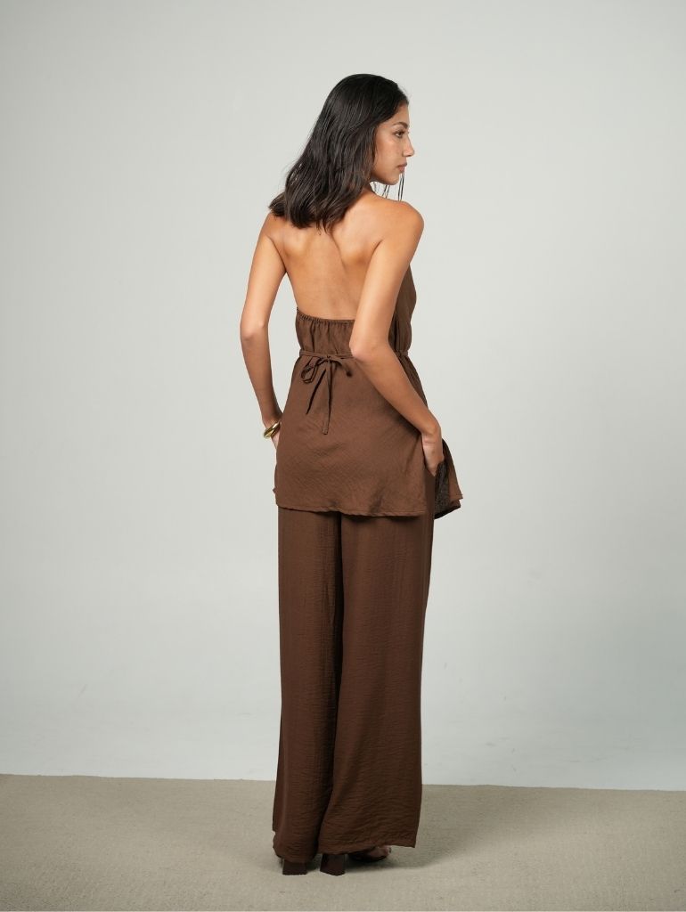 Soho Relaxed Pants/Brown