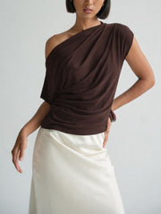 Olivia Top in Espresso