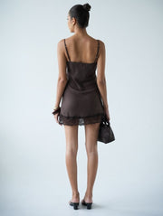 Inez Lace Dress/Espresso