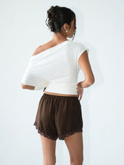 Soho Lace Short/Espresso