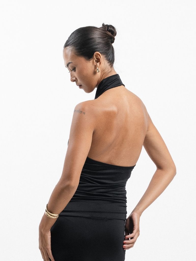 Penny Halter Top/Espresso
