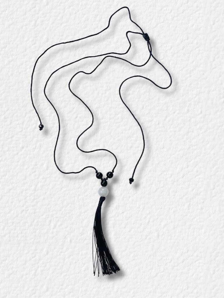 Tassel Necklace/Milky