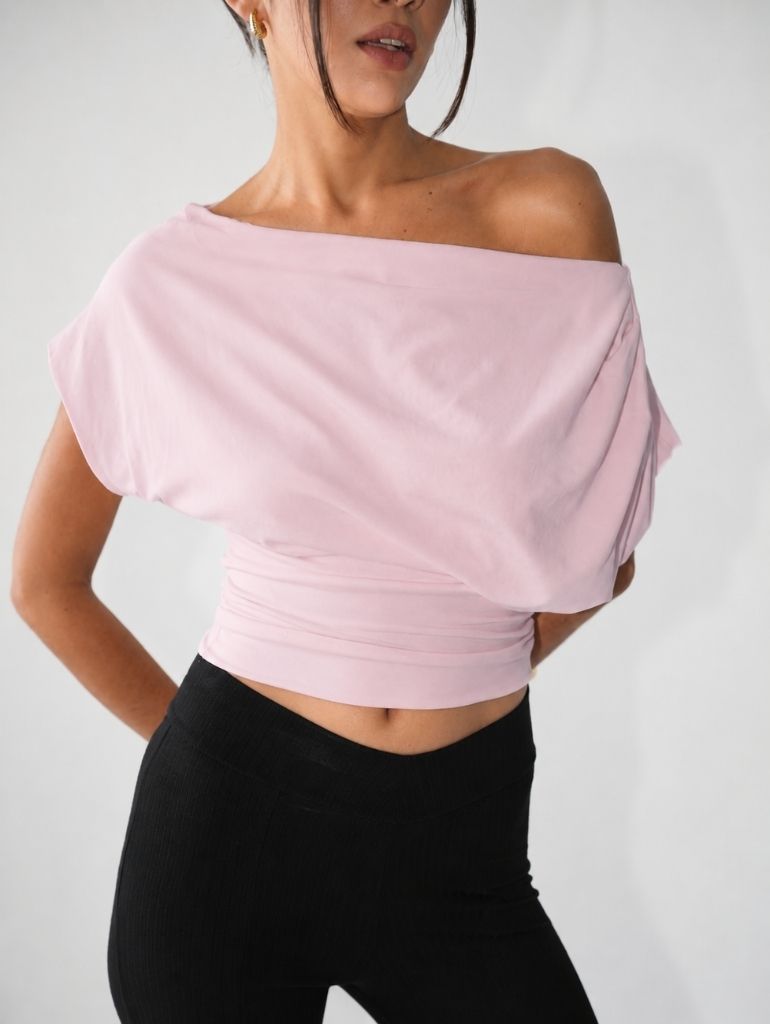 Kaia Top/Petal Pink