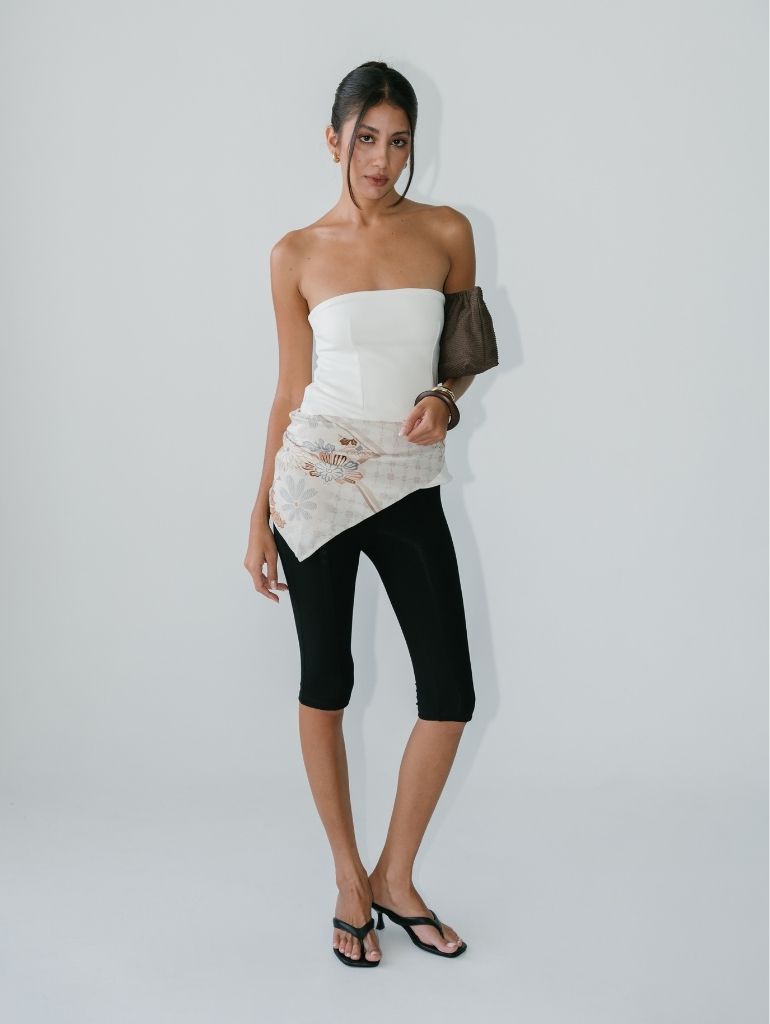Jersey Tube Top/White