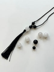 Tassel Necklace/Milky