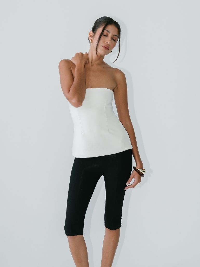 Jersey Tube Top/White