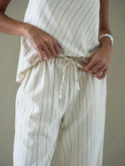 Soho Relaxed Pants/Cupro Stripes