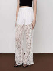 Soho Lace Pants/Off White