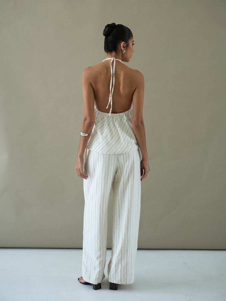 Soho Relaxed Pants/Cupro Stripes