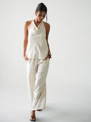 Soho Relaxed Pants/Cupro Stripes