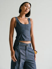 Cassidy Denim Top