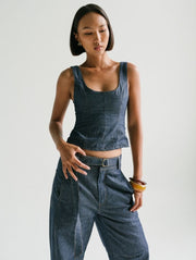 Cassidy Denim Top