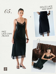 The Gift Box 05: Inez Lace Cami + Dolce Lace Midi Skirt