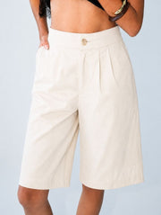 Bermuda Jorts/Off-White