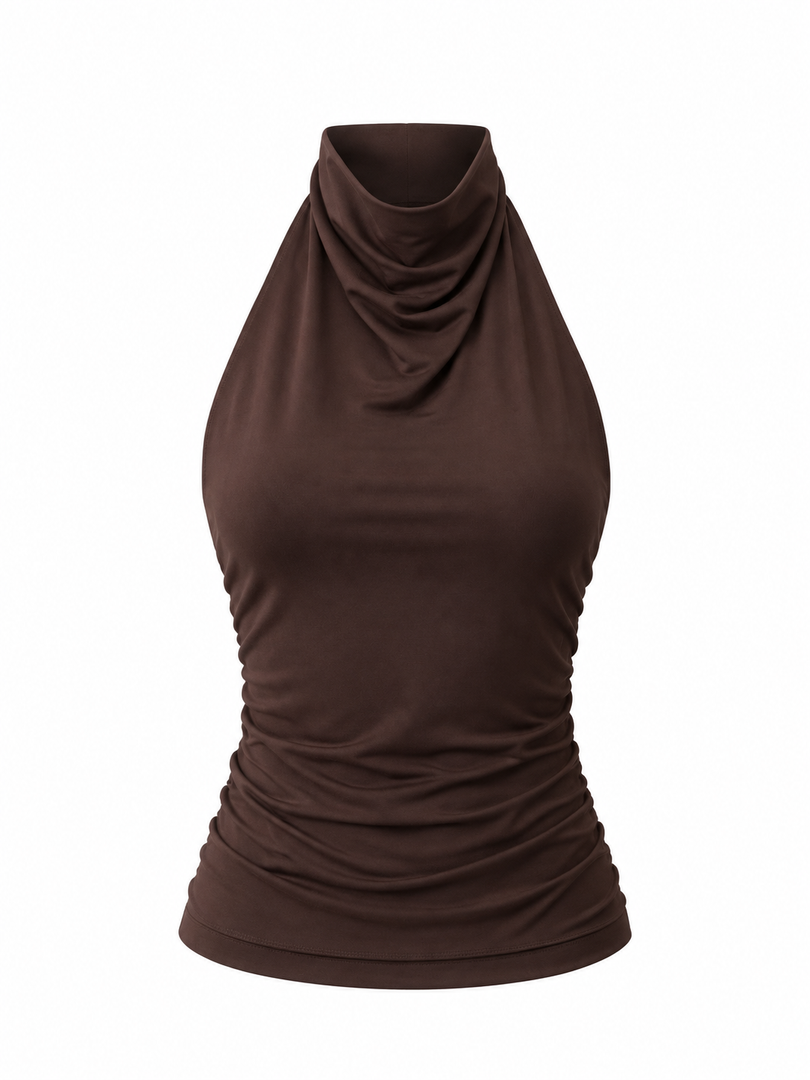 Penny Halter Top/Espresso