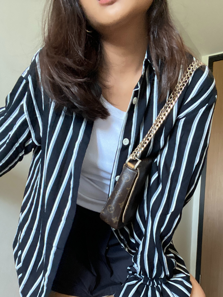 Somerset Shirt in Black Stripes