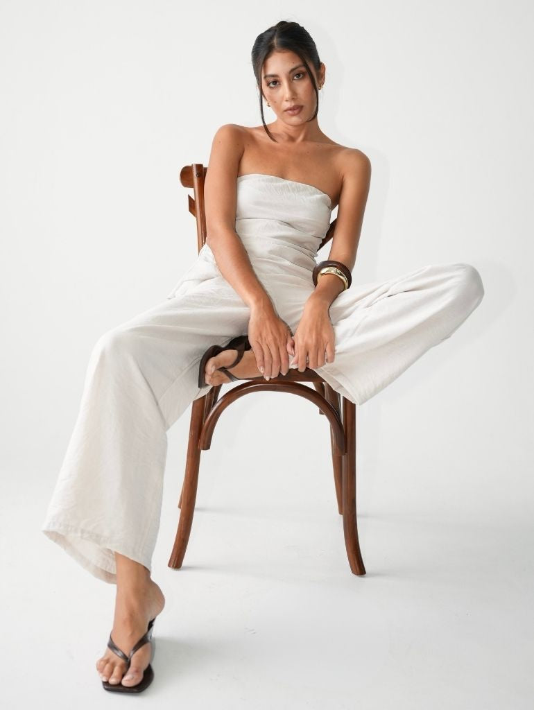 Selene Tube Top/Ecru