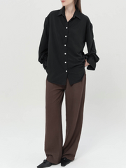Sol Tailored Pants in Espresso