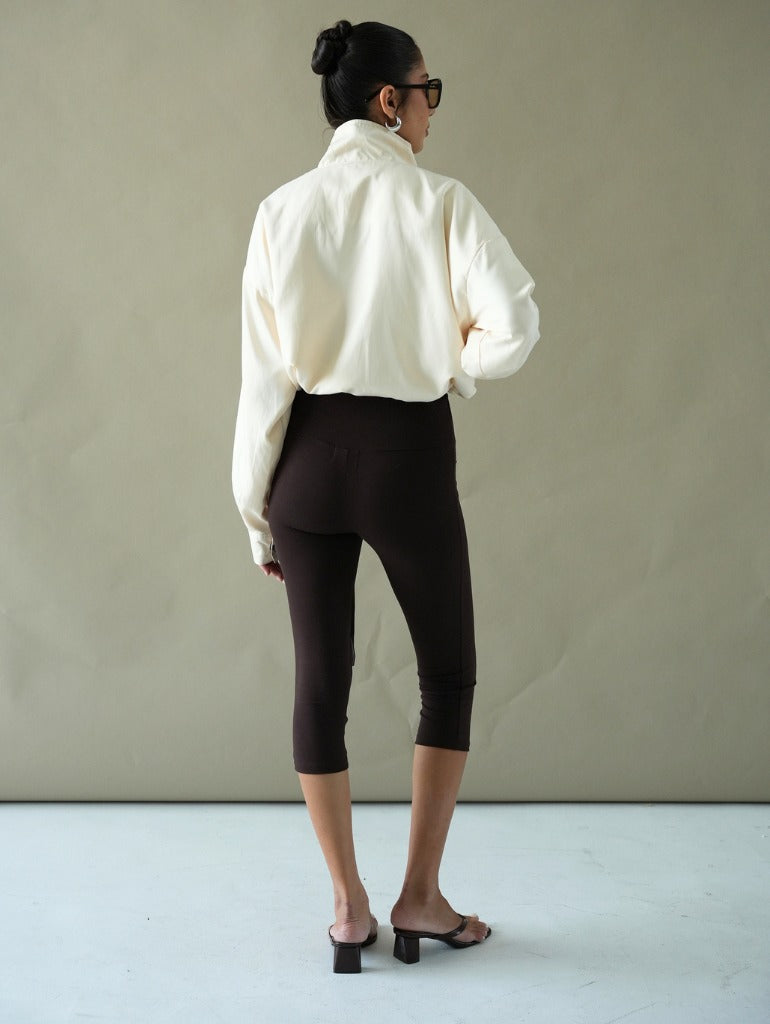 Josie Capri Pant/Espresso